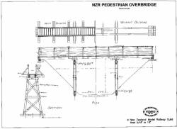 Pedestrian Overbridge - single track